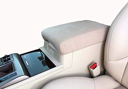 Car Console Covers Plus Designed for Lexus GX460 2020-2023 Fleece Auto Armrest Center Console Cover Protector Made in USA Light Tan U5P