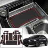 Door Slot Mats for 2022-2024 Lexus NX Accessories Non-Slip Dust Lexus NX 2022+ Pad Cup Door Mats 17PCS/Set Car Center Console Liner Mats 2022 2023 2024 Lexus NX 250 NX 350 Interior Accessories