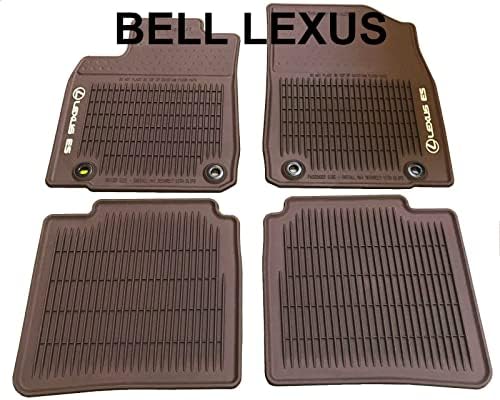 Lexus OEM FACTORY ALL WEATHER FLOOR MAT SET 2016 2017 2018 ES350 & ES300H BROWN